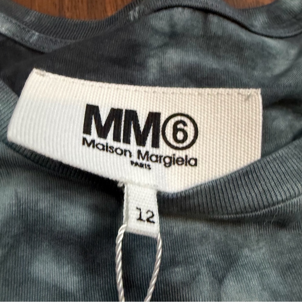Maison Margiela Charcoal Tie-Dye Top - Picture 6 of 7